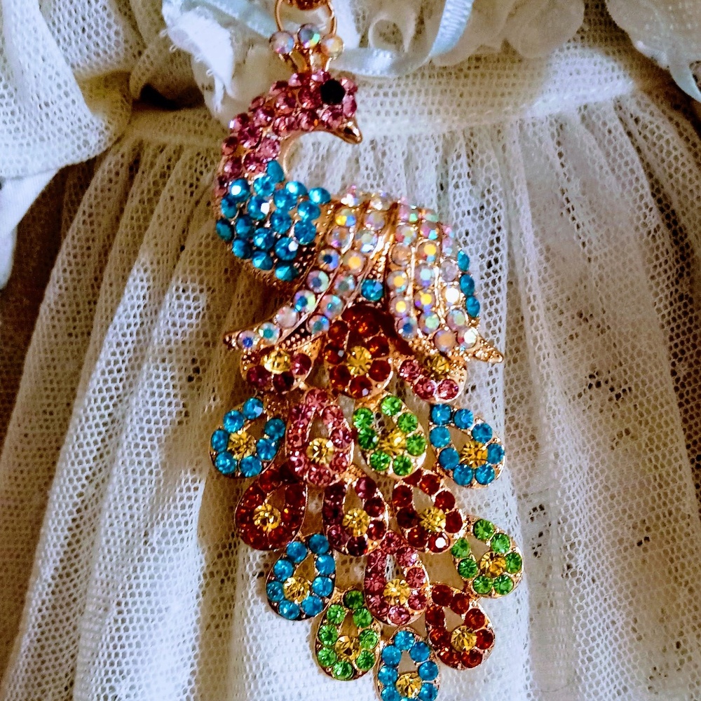 NWT Betsey Johnson Pretty Peacock
